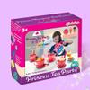 Tea Party Set for Little Girls- Musical Teapot Lights up with Songs & Sounds -Interactive Tea Set for Toddlers - Princess Teatime Toys with Dessert- Kids Kitchen Pretend playset - Best Gifts Age 3-8 view 2