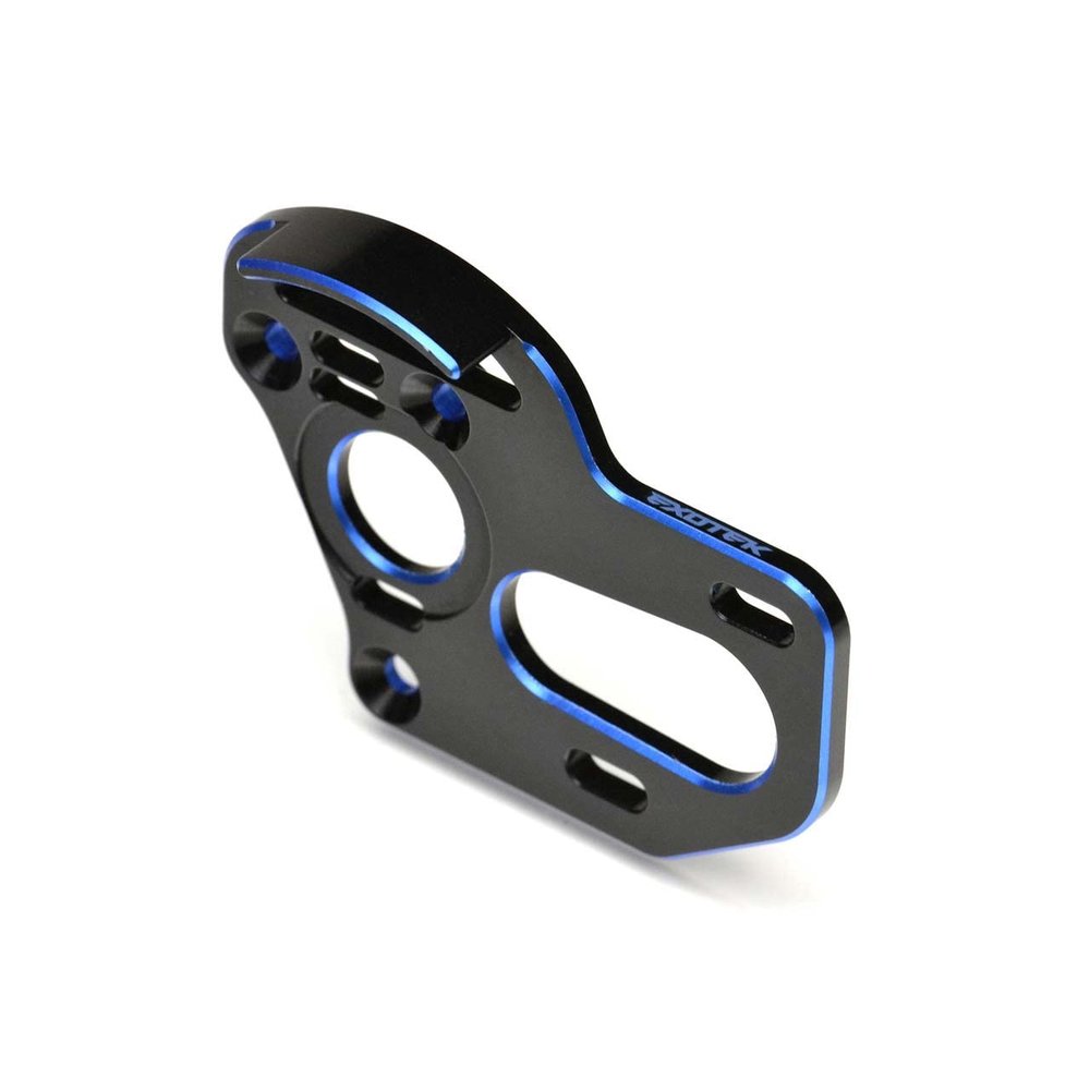 EXOTEK RACING LLC Laydown/Back RC Motor Plate 2-Color Anodized Team Associated B6.3 T6 SC6 ETK2039 Electric Car/Truck Option Parts