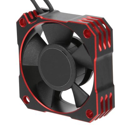 21000RPM RC Motor Cooling Fan, 8.5V 35MM Brushless RC Motor Heatsink, ESC Cooling Fan Heat Dissipation for 1/10 1/12 1/8 RC Car Sensored Brushless Motor(red)