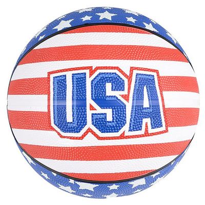The Dreidel Company Basketball USA Design, Sports Lovers, Outdoor Fun, Birthday Parties Events & Gatherings, Party Favors, 9.5" Basketball (USA Flag Design)