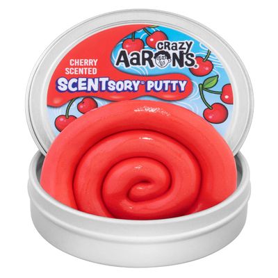 Crazy Aaron's Thinking Putty - Very Cherry - Fruties Scent Sensory Putty for Kids and Grown ups - Creative and Endless Fun, Stress Relief Therapy Toys, Never Dries Out - Made in USA