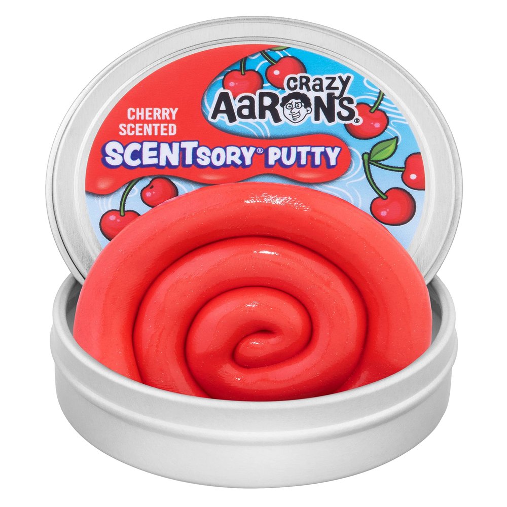 Crazy Aaron's Thinking Putty - Very Cherry - Fruties Scent Sensory Putty for Kids and Grown ups - Creative and Endless Fun, Stress Relief Therapy Toys, Never Dries Out - Made in USA