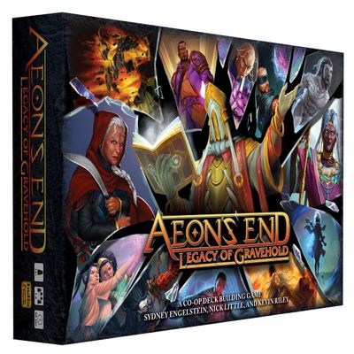 Aeons End Legacy of Gravehold - Engaging Legacy Card Game for Ages 14+ Teens and Adults - 1-4 Players - 60 Min Playtime by Indie Boards and Cards