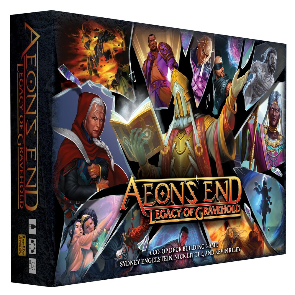Aeons End Legacy of Gravehold - Engaging Legacy Card Game for Ages 14+ Teens and Adults - 1-4 Players - 60 Min Playtime by Indie Boards and Cards
