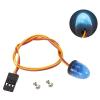 WONFAST 2PACK Circular Ultra Bright LED Police Flash Light Rotating Alarming Strobe Lamp 5Modes Compatible with 1/8 1/10 1/14 RC Model Firefighting Ambulance Crawler Truck Car Accessory(Red/Blue) view 3