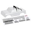 INJORA RC Clear Body with Roller Cage for 1/24 RC Tracked Car Axial SCX24 Upgrade Parts view 1