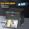 hicocool Piggy Bank for Adults Must Break to Open, Stainless Steel Adult Piggy Bank for Real Money, Unbreakable Metal Money Bank for Cash Saving (5.9 inches, Black) view 2