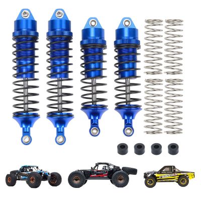 RCAWD Shock Absorber Front Rear for LOSI 1/10 Lasernut U4, Tenacity DB Pro, TENACITY TT Pro 4WD SCT Upgrades, RC Shocks Damper 90mm 100mm, Hop Ups Parts #LOS233011, LOS03028, LOS03027, LOS03019 Blue