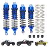 RCAWD Shock Absorber Front Rear for LOSI 1/10 Lasernut U4, Tenacity DB Pro, TENACITY TT Pro 4WD SCT Upgrades, RC Shocks Damper 90mm 100mm, Hop Ups Parts #LOS233011, LOS03028, LOS03027, LOS03019 Blue view 1