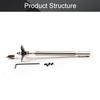 Bettomshin Drive Shaft w Propeller and Universal Joint for RC Boat, L130mm Shaft, L80mm Sleeve, D36mm Propeller, Fit for 2mm Motor Shaft view 2