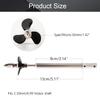 Bettomshin Drive Shaft w Propeller and Universal Joint for RC Boat, L130mm Shaft, L80mm Sleeve, D36mm Propeller, Fit for 2mm Motor Shaft view 4