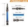 RCAWD Drive Shaft for ARRMA 1/10 New Big Rock (NOT for Old Big Rock) Crew CAB 4x4 V3 3s BLX Brushless Monster Truck RTR Upgrades, Driveshaft Front Rear for #ARA4312V3 Blue view 4