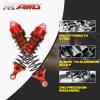 RCAWD Shock Absorber Front Rear for LOSI 1/10 Lasernut U4, Tenacity DB Pro, TENACITY TT Pro 4WD SCT Upgrades, RC Shocks Damper 90mm 100mm, Hop Ups Parts #LOS233011, LOS03028, LOS03027, LOS03019 Red view 3