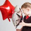 24pcs Red White Blue Star Balloons,18 inch Foil Mylar Star Balloons,4th of July Aluminum Foil Balloon for Brithday,Anniversary,Independence Day Party Decorations (5-pointed star balloons) view 3