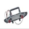 15pc Set Aluminium Front Bumper with D-Rings Axial 1/6 SCX6 AXI05000T1 by GPM (Gray) view 1