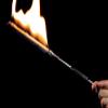 ZQION Electronic Fire to Cane Magic Tricks Can Used for Torch to Cane Magic Gimmick Fire Magic Stage Street Illusions Magician Wand Props (No Including Cane) view 1