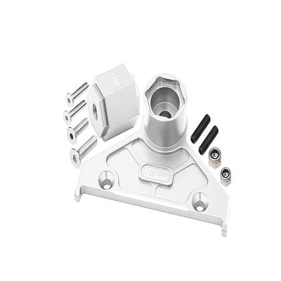 GPM Aluminium Rear Spare Wheel Positinging Bracket for AXIAL1/6 SCX6 Jeep Jlu Wrangler AXI05000 (Silver)