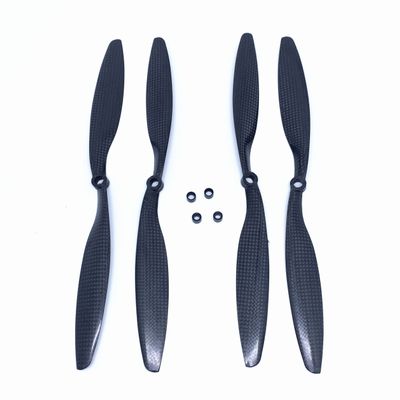 KingVal Replacement 2 Pairs 1245 Carbon Fiber CW/CCW Propeller Compatible with RC Quadcopter Drone