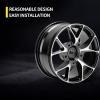 kingsea Wheel Hub Aluminum Alloy, RC Wheel Hubs Accessories for 1/10 RC Car, 4 Pcs - Black view 4
