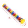 Rainmaker 12 inch Rain Stick for Babies Rattle Tube Rain Stick Shaker Music Sensory Auditory Instrument Toy for Baby Child Girl (12 inch Yellow) view 4