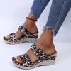 ZBYY Sandals for Women with Arch Support Serpentine Summer Wedge Sandal Beach Casual Dressy Platform Slippers Sandals view 3