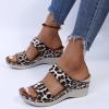 ZBYY Sandals for Women with Arch Support Serpentine Summer Wedge Sandal Beach Casual Dressy Platform Slippers Sandals view 4