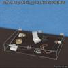 2 Pack Acrylic Locking Display Case with Keys and Hinged Lid 24" x 18" 3.75" Clear Countertop Rectangular Tray for Antiques Collectibles Currency and Coins by Marketing Holders view 2