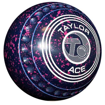Taylor Ace Colored Dark Blue/Magenta Bowls - Set of 4, Heavy, Size 3, Progrip
