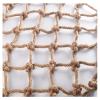Playground Net Wall Rope Net Decor Safety Nets Cargo Rope Heavy Duty Netting Treehouse Protection Rope Ladder Swing Hemp Grid (Size : 1 * 7m(3 * 22ft)) view 2