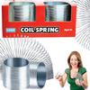 The Dreidel Company Silver Metal Coil Spring, Goody Bag Fillers, Party Favor for Kids, Variety of 2.4" (60mm) Individually Boxed (2-Pack) view 1