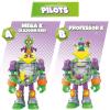 SUPERTHINGS - Mega-K Superbot, Articulated Villain Robot with Combat Accessories, 1 Exclusive Kazoom Kid, Multicoloured, One Size view 4