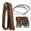 Equitem Leather Rocking Horse, Display or Dog English All Purpose Saddle with Leathers and Irons (Tan) view 2