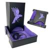 Luck Lab Folding Dice Tower and Dice Tray for RPG Table Top Gaming - Black/Purple - Raven Design view 1