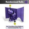 Luck Lab Folding Dice Tower and Dice Tray for RPG Table Top Gaming - Black/Purple - Raven Design view 4