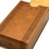 Luck Lab Leather Tarot Card Case/Holder - Brown - For Most Standard Size Tarot Cards (Fits Deck size with Box measuring 4.875 x 2.875 x 1.25)- Tree of LIfe Design view 3