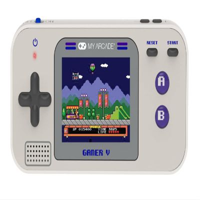 My Arcade Gamer V Classic-Purple: Portable Gaming System with 220 Games, 2.5" Color Display, Pocket Size (DGUN-3920)