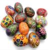 Rumikrafts Handpainted Wooden Easter Eggs, Ecofriendly and Lightweight, Kids Friendly, pisanki Style (Set of 6, Set T) view 2