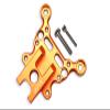 Arrma 6S BLX ARA10648/ BLX-ARA10604T1/ BLX ARA106060/ ARA106044T2/ BLX ARA109001 Aluminum Front Suspension Link Stabilizer -4PC Set (Orange) view 4