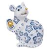 Piggy Bank Mouse Piggy Bank Cute New Year Gift, Creative Steal Money Bank Can Store 2000 Coins, Resin Savings Jar for Adults Kids Savings (Color : White) view 1