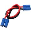 EC8 Male Connector to EC8 Female Connector RC Extension Cable Lead Adapter for RC Battery Charger (30CM / 10AWG) view 2