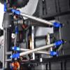 20pc Set Aluminum Clockwise and Anticlockwise Completed Ball Ends for Original Full Set Link Bar Axial 1/6 SCX6 4WD AXI05000T1by GPM (red) view 2