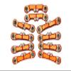 20pc Set Aluminum Clockwise and Anticlockwise Completed Ball Ends for Original Full Set Link Bar Axial 1/6 SCX6 4WD AXI05000T1by GPM (Orange) view 1