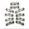 20pc Set Aluminum Clockwise and Anticlockwise Completed Ball Ends for Original Full Set Link Bar Axial 1/6 SCX6 4WD AXI05000T1by GPM (Silver) view 1