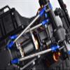 8pc Set Aluminum Clockwise and Anticlockwise Ball Ends for Original Front Link Bar Axial 1/6 SCX6 4WD AXI150000T1 by GPM (Orange) view 3