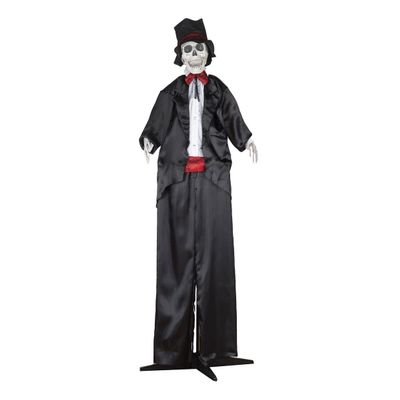 Unknown1 Haunted Groom Halloween Sound/Motion Figure Black 62" X 45" 6"
