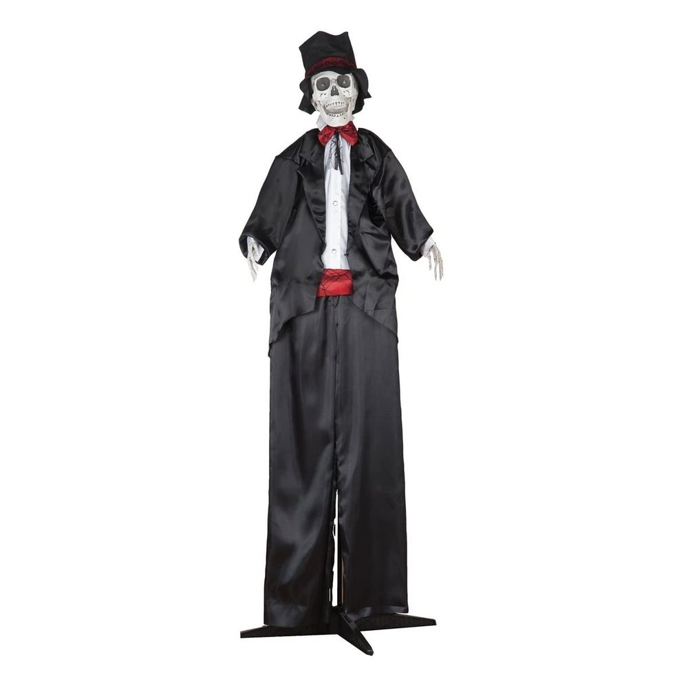 Unknown1 Haunted Groom Halloween Sound/Motion Figure Black 62" X 45" 6"