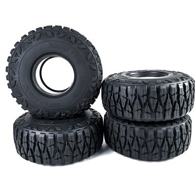 Maleonn 4PCS 2.9 Beadlock Wheels Rubber Tires 182mm for 1/6 RC Crawler Car Axial SCX6 Tires AXI05000 Upgrades RC Crawler Car Accessorie
