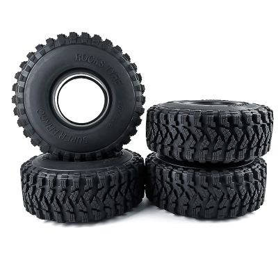 Maleonn 4PCS 2.9 Beadlock Wheels Rubber Tires 182mm for Axial SCX6 Tires AXI05000 1/6 RC Crawler Car Accessorie SCX6 Upgrades