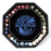 DND Dice Tray - Premium 9 Inch Tray Dungeons and Dragons - Exquisitely Detailed Blue World Tree & Triquetra Design - Perfect Rolling & Box Storage to Protect Your Dice for D&D and RPG view 3
