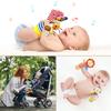 Wrist Rattles Foot Finder Rattle Sock Baby Toy, Hanging Rattle Toy, Arm Hand Bracelet Rattle, Feet Leg Ankle Socks, Activity Rattle Present Gift for Newborn Infant Babies Boy Girl Bebe (12 D) view 2